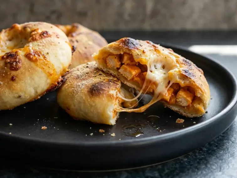 High Protein Buffalo Chicken Hotpockets