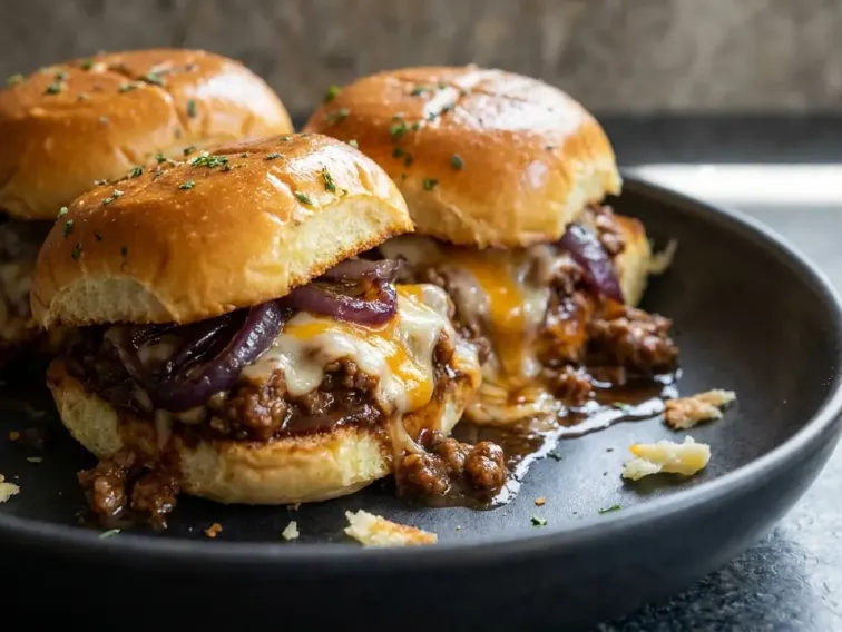 High Protein Honey BBQ Beef Sliders